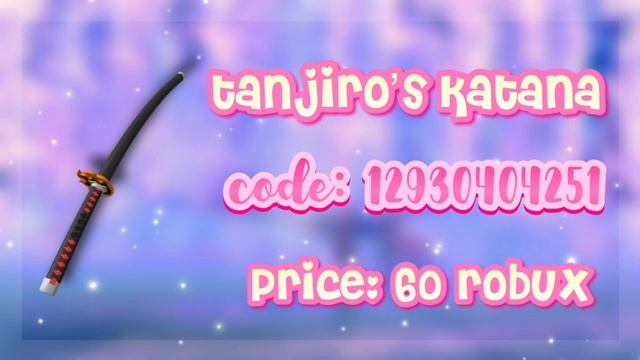 ALL demon slayer katana codes and accessories | roblox ♡ смотреть онлайн