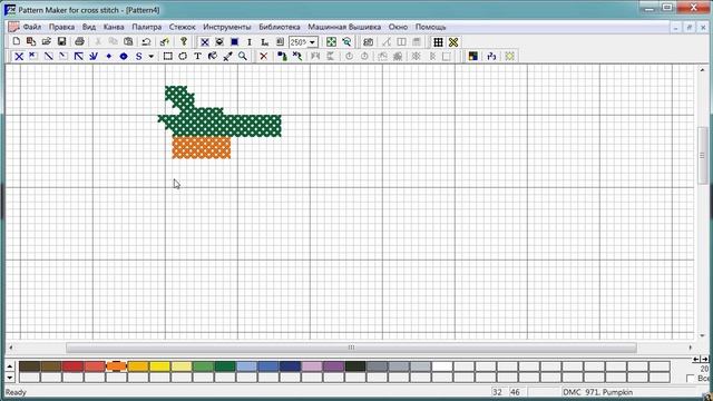Урок 1 КРЕСТИК в Pattern Maker - С чего начать смотреть онлайн