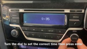 Nissan Qashqai Clock Time Settings