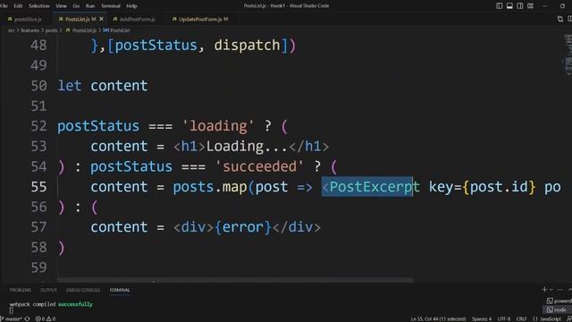 Update in React Redux Thunk app смотреть онлайн