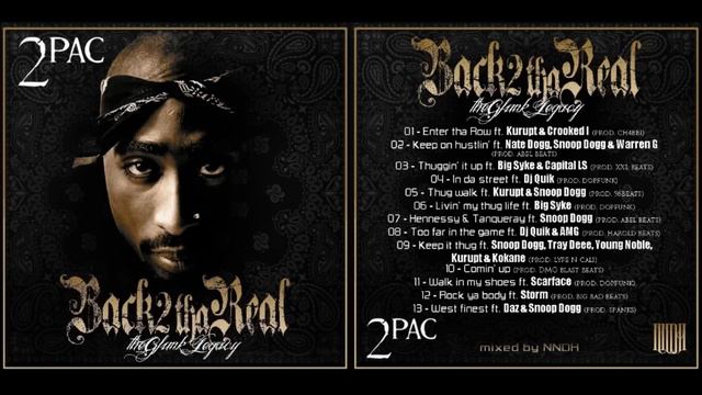 2PAC - Back 2 Tha Real (the G-funk Legacy Vol.1) MIXTAPE 2022