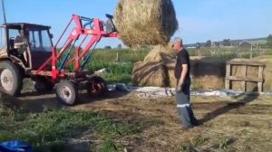 Трактор Т-16 с вилами СибДорСельМаш