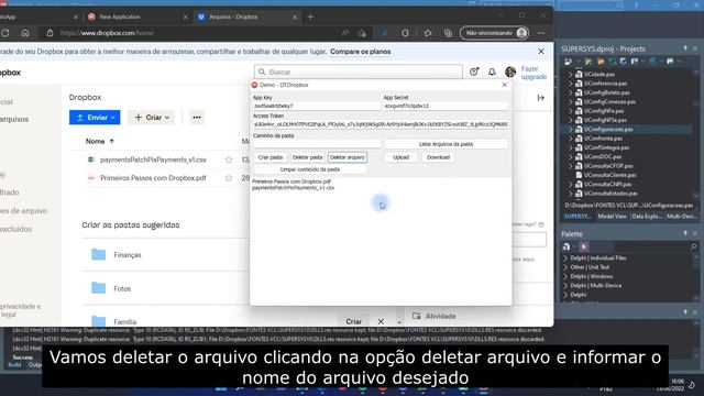 Apresentação Componente DTDropbox para Delphi смотреть онлайн