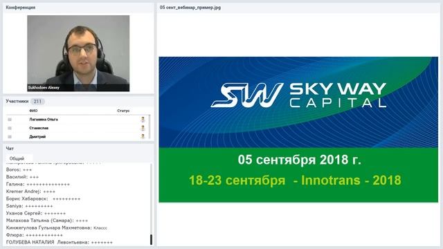 Вебинар от 05.09.2018. Общий расширенный технико-экономический вебинар. смотреть онлайн
