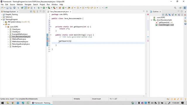 34. OOPS- How to Reuse a Method смотреть онлайн