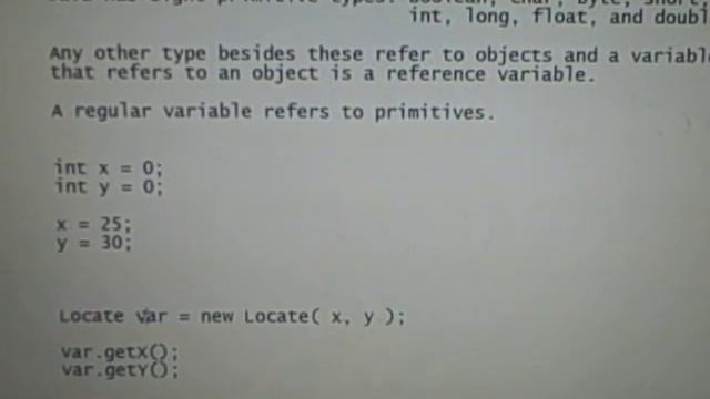 reference variable, java tutorial смотреть онлайн