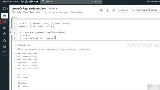 38. createOrReplaceTempView() function in PySpark | Azure Databricks #spark #pyspark #azuresynapse смотреть онлайн