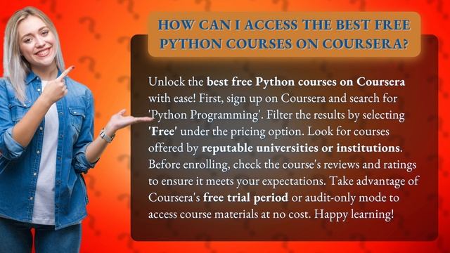 How Can I Access the Best Free Python Courses on Coursera? смотреть онлайн