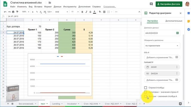 20 000 руб. Гугл таблицы. Как работать. Фишки. Лайфхаки. Результаты учеников. смотреть онлайн