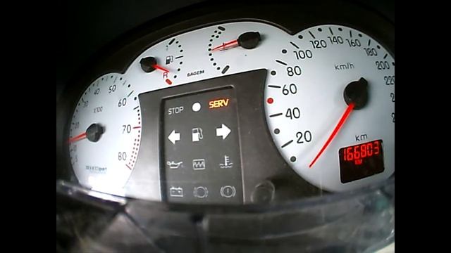 0-120 km/h Renault Sport Clio 2 RS phase 1 (F4R730 2.0L 16v de 2000) смотреть онлайн