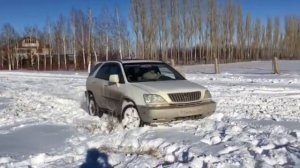 off-road lexus RX300. тест лескус рх300 по снегу