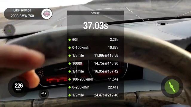 HAMANN 7.1 100-200км/ч смотреть онлайн