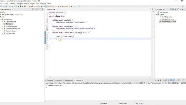 18.Java | Overloading concept in Telugu | #tvstreetechnologies смотреть онлайн