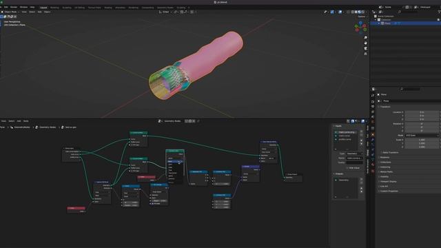 Quick! UVmap in geometry nodes #blender смотреть онлайн