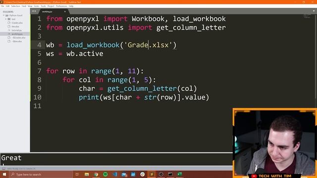 Automate Excel With Python - Python Excel Tutorial (OpenPyXL) смотреть онлайн