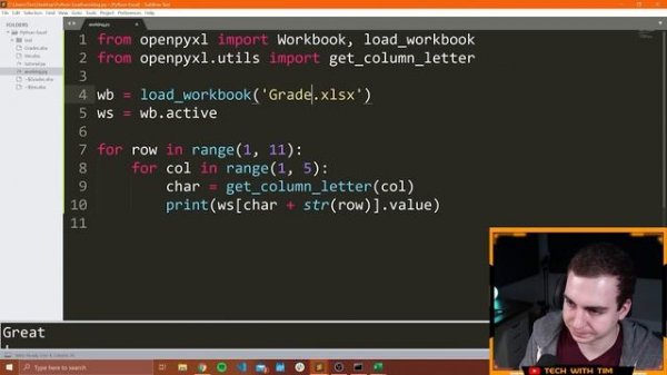 Automate Excel With Python - Python Excel Tutorial (OpenPyXL)