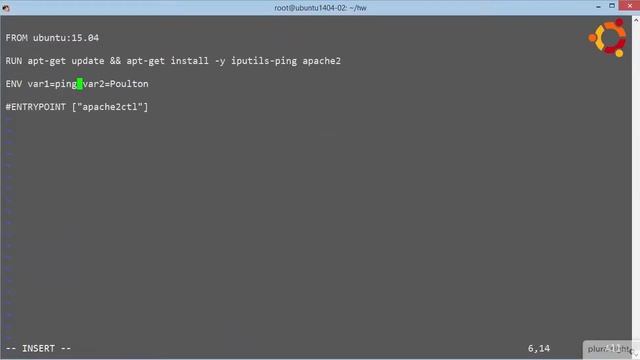 Diving Deeper with Dockerfile - The ENV Instruction смотреть онлайн