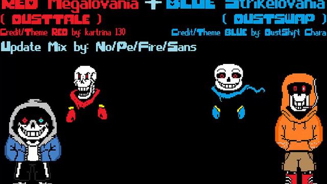 Red Megalovania + Blue Strikelovania ( Mix Theme ) смотреть онлайн