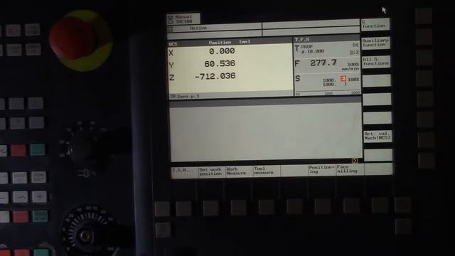 Siemens Sinumerik 840D Shopmill Tezgah Başı Eğitim - PARÇA SIFIRI ALMA