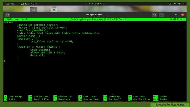 How To Enable NGINX Status Page On Ubuntu 20.04 смотреть онлайн
