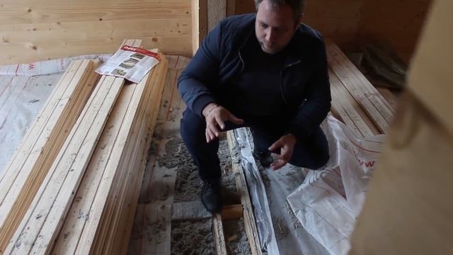 Дачный дом для постоянного проживания из двойного бруса. смотреть онлайн