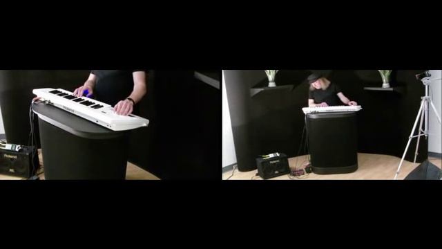 Battery Powered Looping demo! BOSS RC-30 Loop Station, Roland Lucina AX-09, Zoom H4N - MultiCam смотреть онлайн