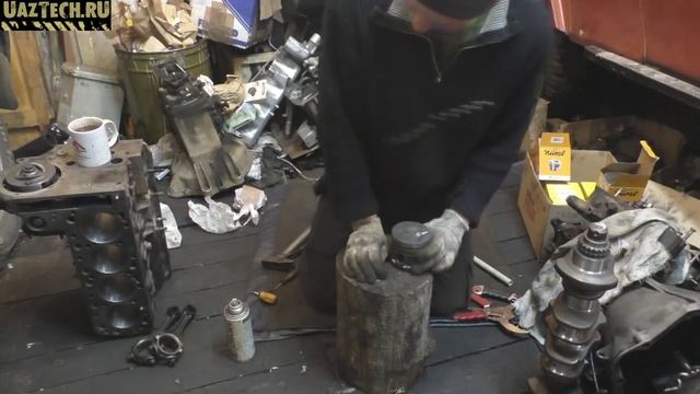 УазТех: Сборка двигателя Om616, ЧАСТЬ 2 - Шатунно Поршневая Группа