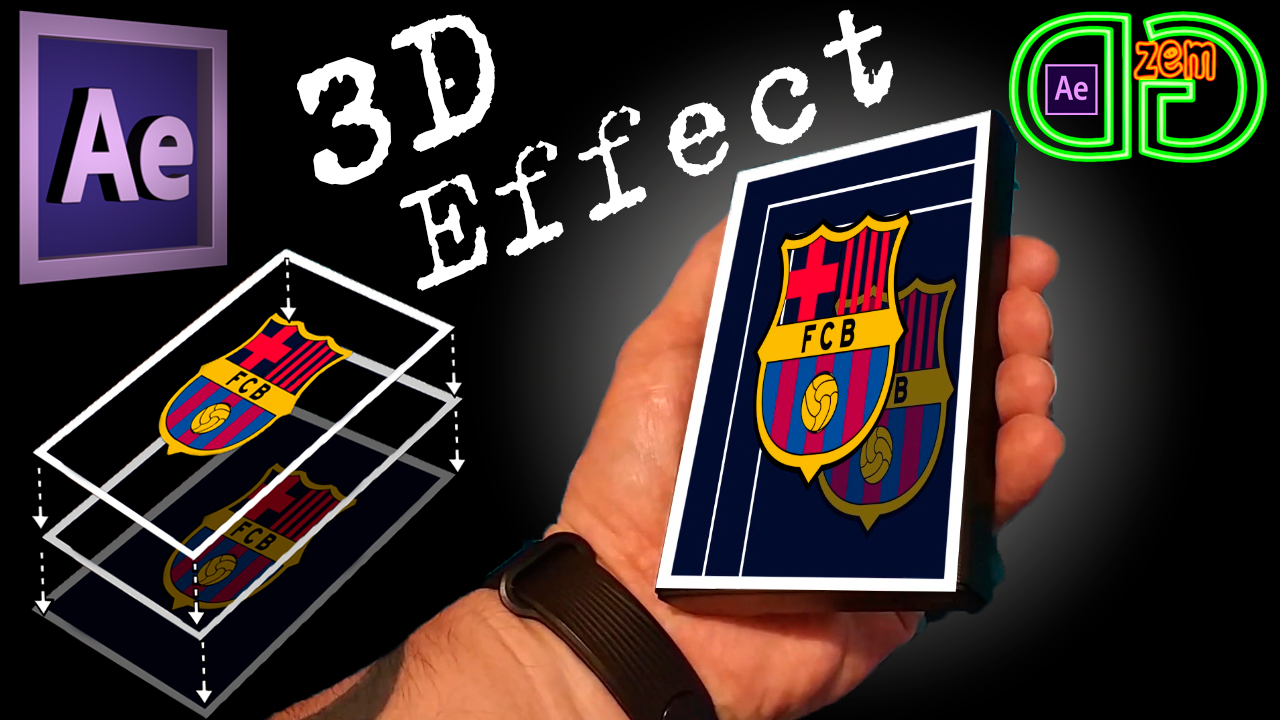 After Effects урок. НЕВЕРОЯТНЫЙ Эффект 3D. MOCHA Tracking смотреть онлайн