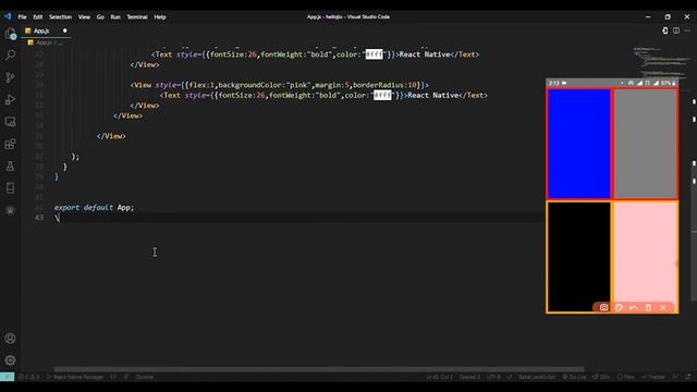 Flex in React native in Hindi смотреть онлайн