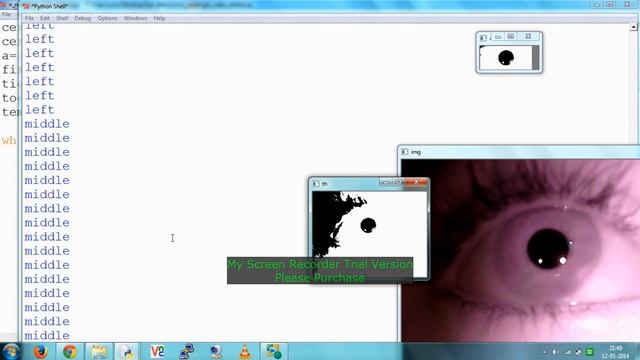 Eye Ball Detection and Localization using OpenCV+Python смотреть онлайн