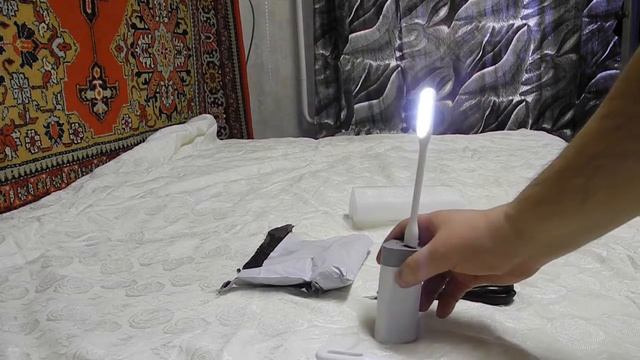 Светодиодный светильник USB. Распаковка товаров из Китая 2016. смотреть онлайн