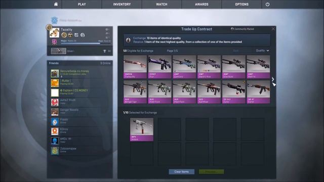 CS GO Neon Revolution Trade ups смотреть онлайн