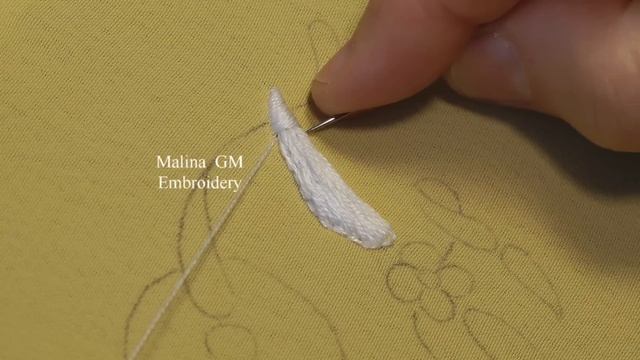 Flower Embroidery Monogram F How to embroider a letter for your name смотреть онлайн