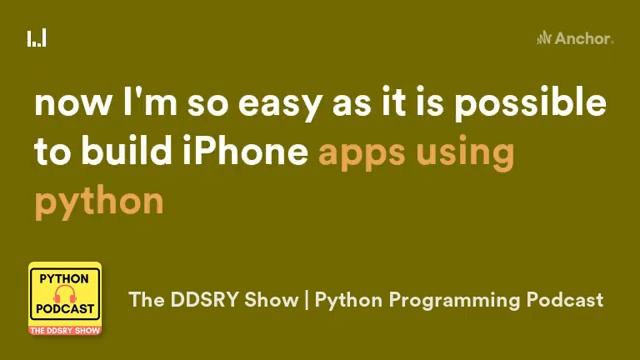 #33 How To Build App / IOS using Python 3.10.7 Programming Language? | Podcast | Python be used to. смотреть онлайн
