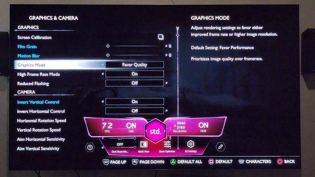 GoW Ragnarok PS5 | Performance Vs Quality With HFR And VRR