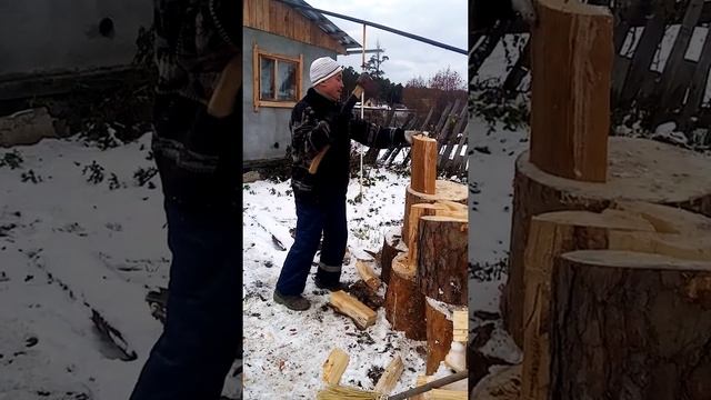 18+Как быстро расколоть дрова смотреть онлайн