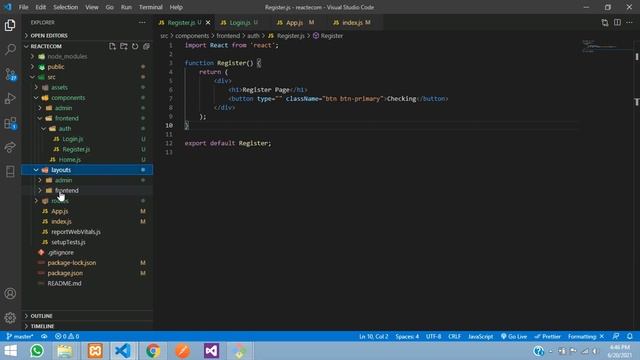 ReactJS Ecommerce Part 2: Install Laravel 8 & Create Login, Register in ReactJS w/ Bootstrap5 смотреть онлайн