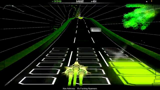 Audiosurf # Ken Ashcorp - A Song for Nyanners Birthday смотреть онлайн