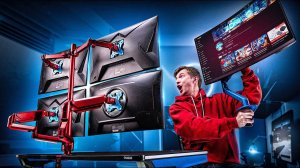 Несколько Мониторов на одном столе | Кронштейны