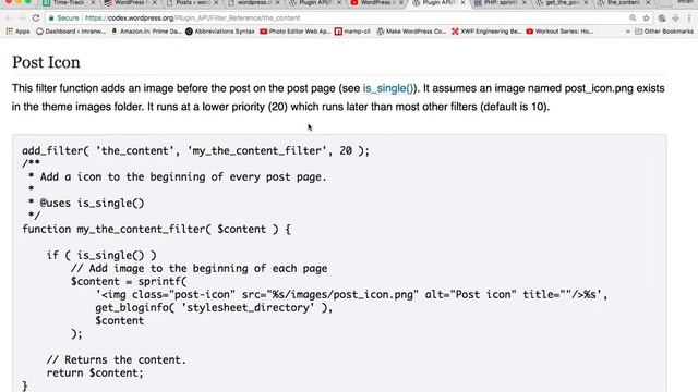 WordPress Filter Hook the content Part-35 Example смотреть онлайн