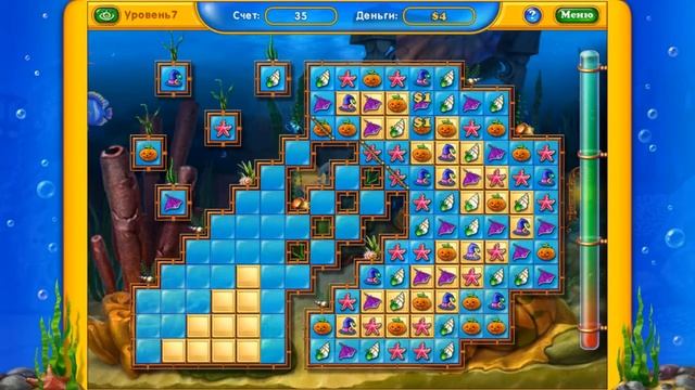 Фишдом Хеллоуин Fishdom #1 уровни 1 10 НОВОЕ начало Игровое видео смотреть онлайн