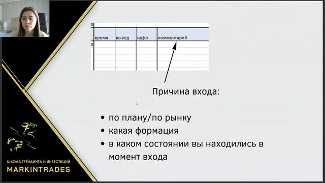 Как правильно заполнять финансовую отчетность трейдера, школа трейдинга Markintrades смотреть онлайн