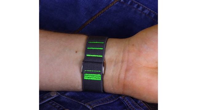 Fitbit Versa 4 3 Sense 2 replace band change stock strap to Suden elastic loop смотреть онлайн