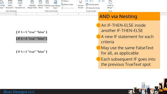 How to use conditional field If - Then - Else | Mail Merge | Microsoft Word | Course Excerpt смотреть онлайн