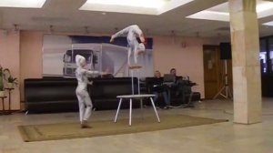 Выступление на выборах, цирковая студия «Романтики» ДК МАЗ Минск , "Космические гимнасты"!