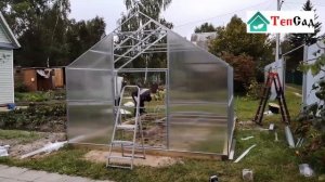 Теплица Домиком (Двухскатная) ширина 3 длинна 4 метра