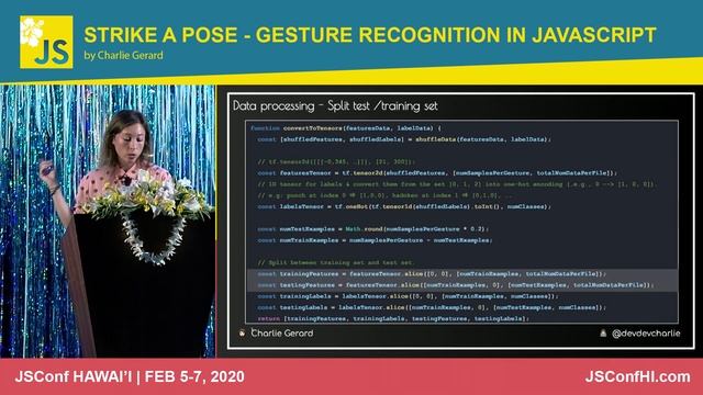 Strike a Pose: Gesture Recognition in JS with Machine Learning - Charlie Gerard | JSConf Hawaii 202 смотреть онлайн