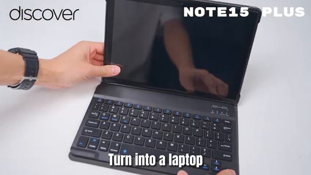 Discover Note 15 plus 10 inches tablet with keyboard смотреть онлайн