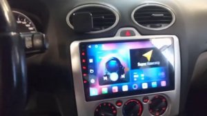 FORD FOCUS 2 Установка Магнитолы UNISON A400 4+64 .