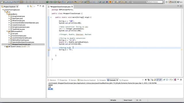 Wrapper Classes In Java - Core Java - Part -11 смотреть онлайн